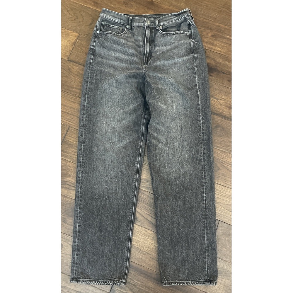 American Eagle Outfitters Women's Wide Leg Jeans - Washed Black